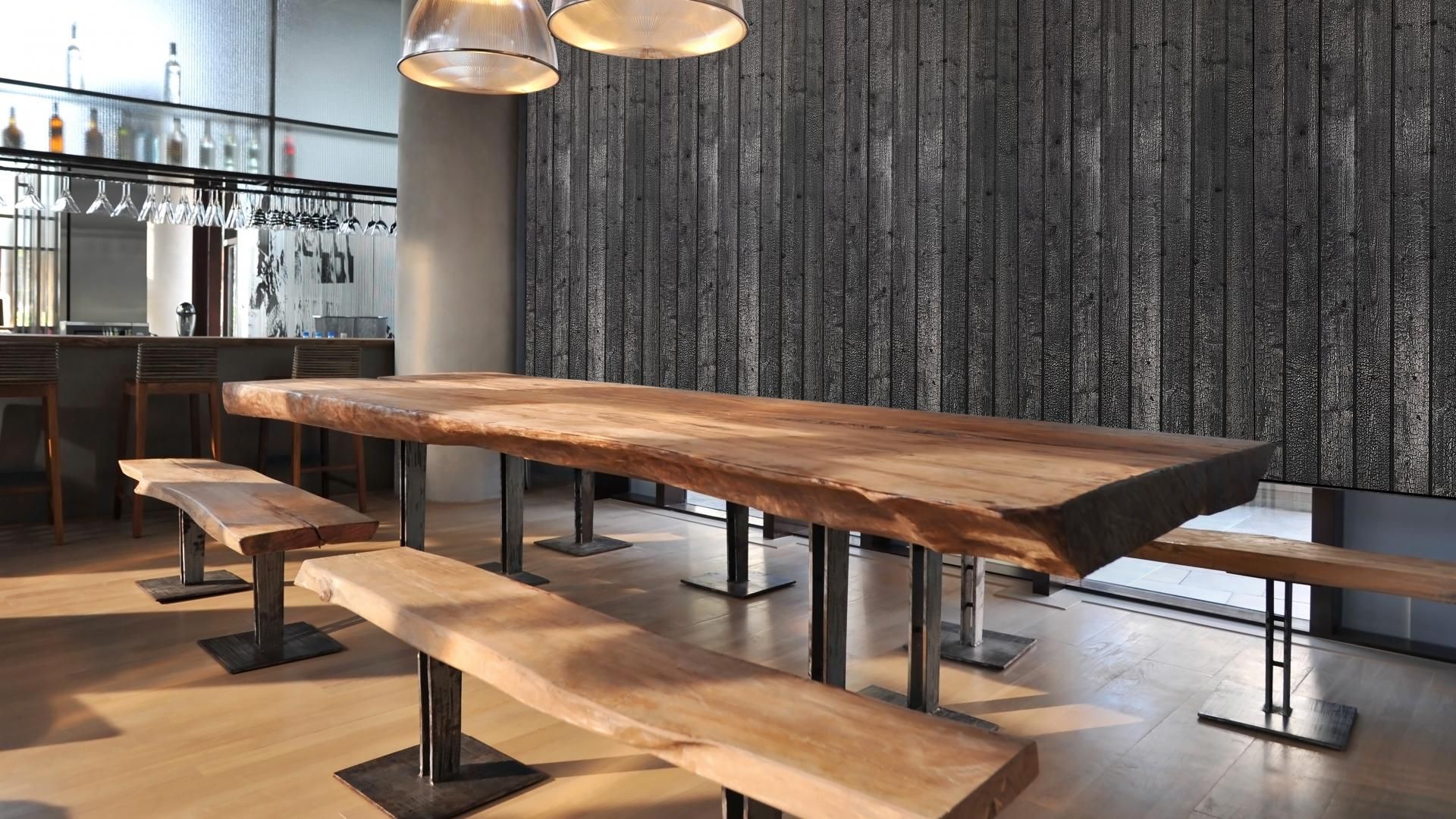 Bar épuré et authentique