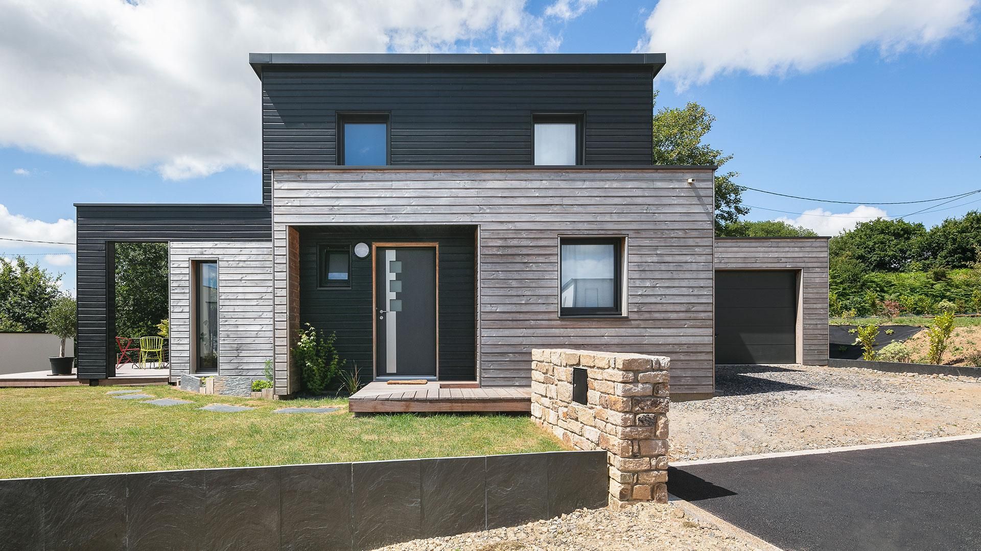 Une maison modulaire contemporaine