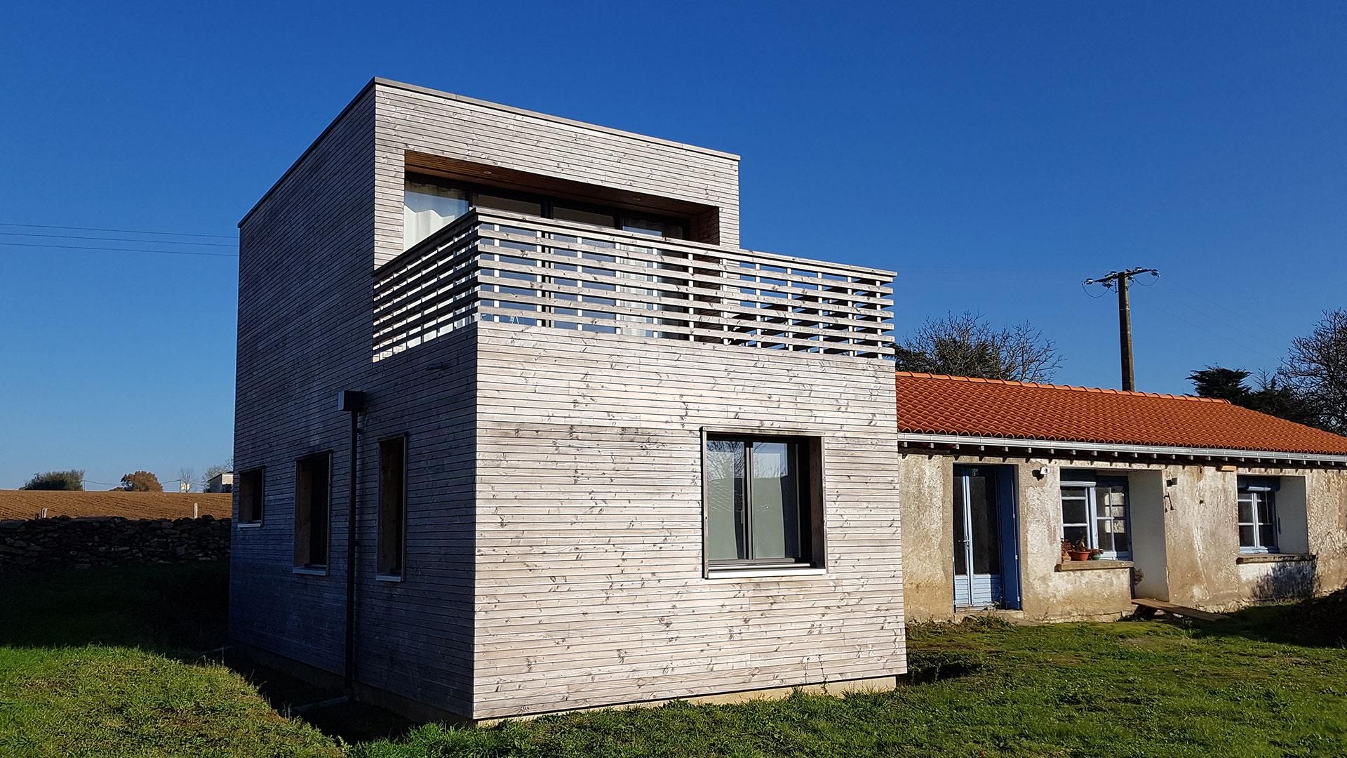 Extension en bois
